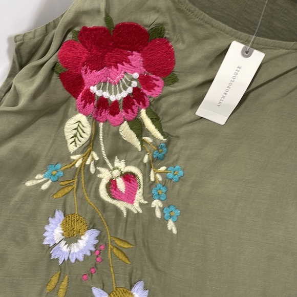 Anthropologie Akemi+ Kin  Blouse NEW with tags . Embroidered detailing - Picture 3 of 9